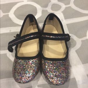 Gap glitter Mary Janes size 9